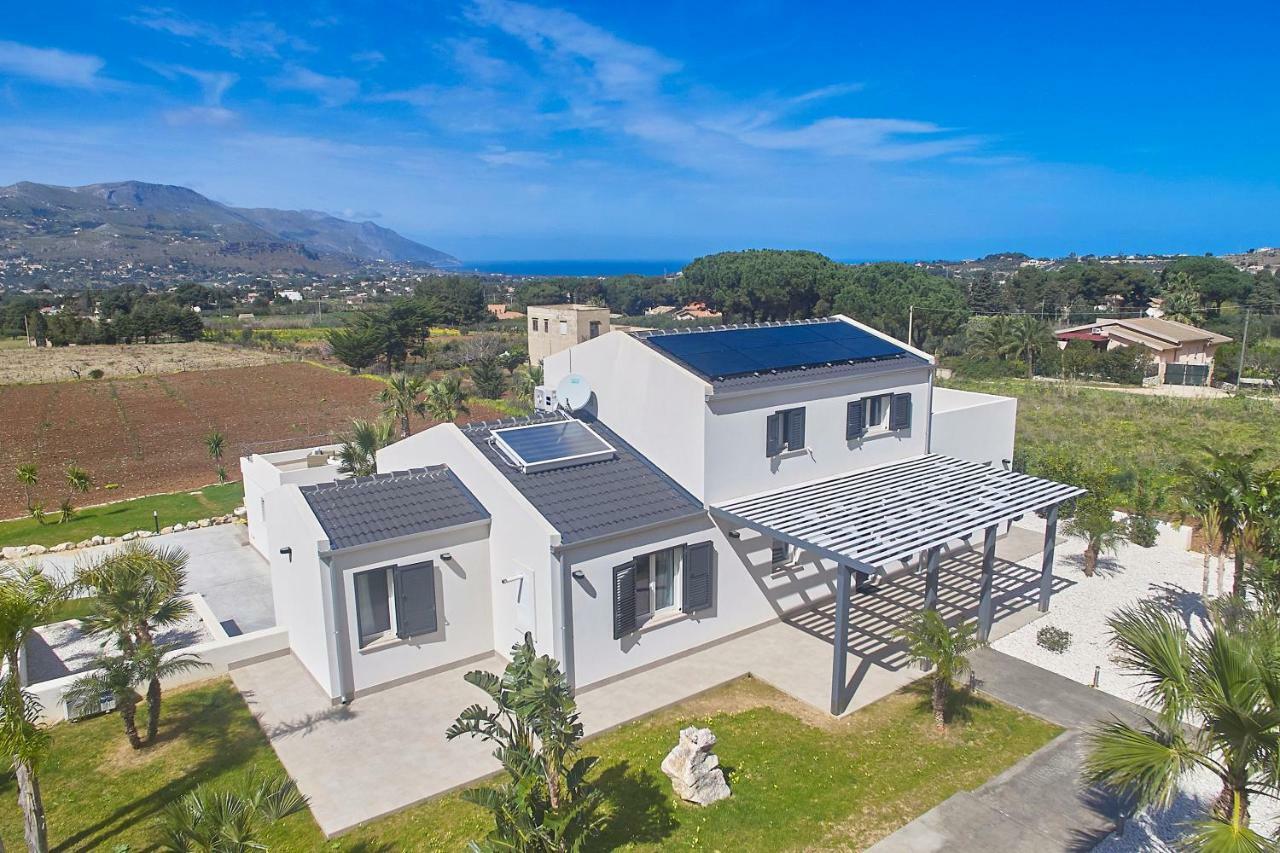 Villa Biancolilla Castellammare del Golfo Bagian luar foto