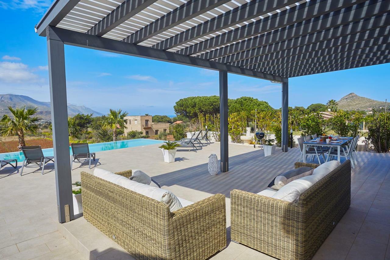 Villa Biancolilla Castellammare del Golfo Bagian luar foto