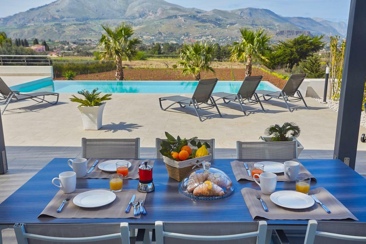 Villa Biancolilla Castellammare del Golfo Bagian luar foto
