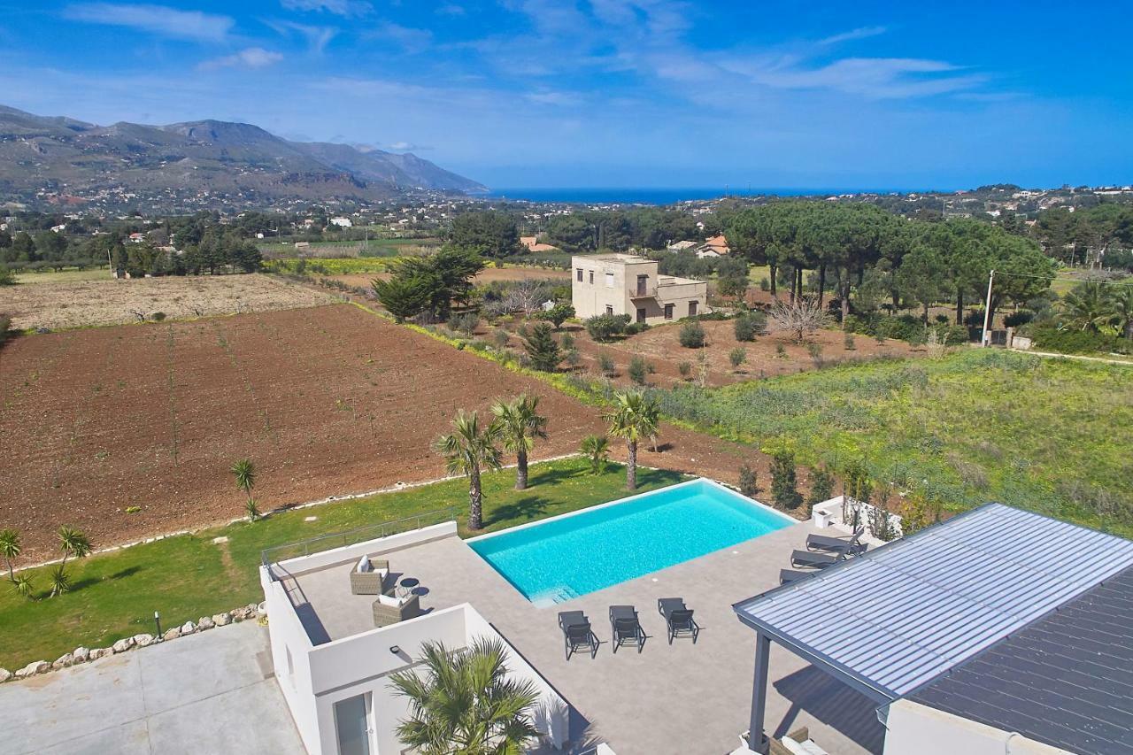 Villa Biancolilla Castellammare del Golfo Bagian luar foto