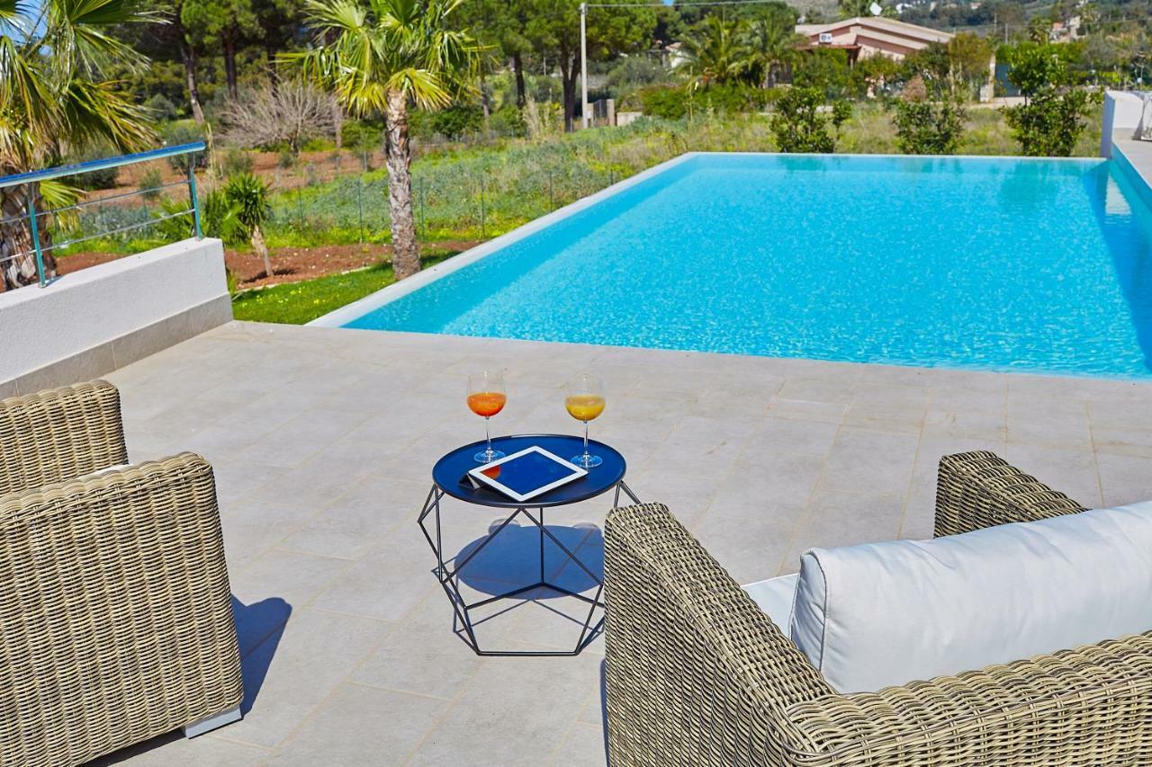 Villa Biancolilla Castellammare del Golfo Bagian luar foto