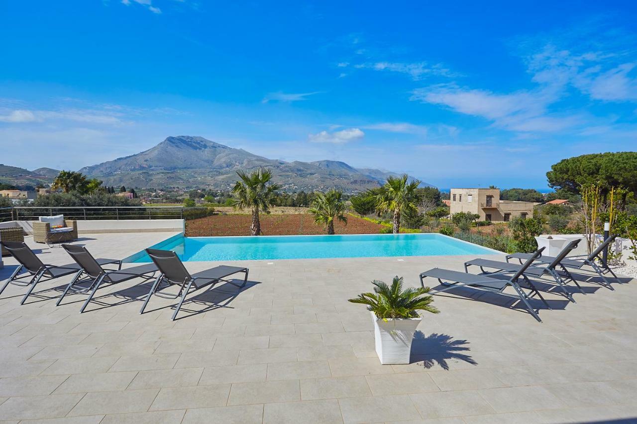 Villa Biancolilla Castellammare del Golfo Bagian luar foto