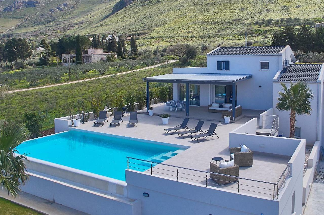 Villa Biancolilla Castellammare del Golfo Bagian luar foto